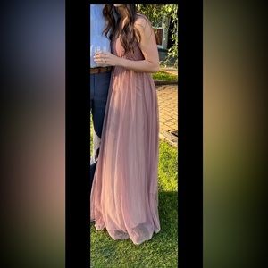 Birdy Grey Christina Convertible Dress - Sandy Mauve Tule